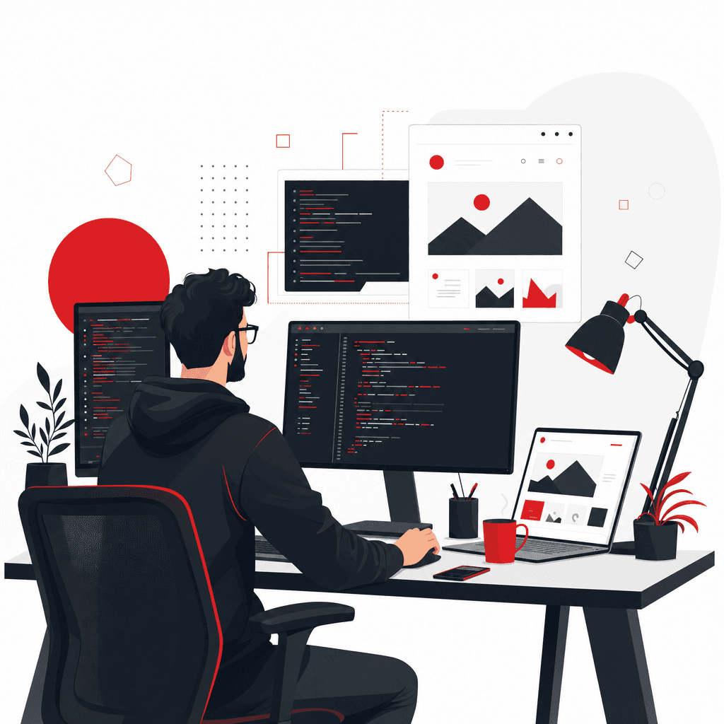 Web Developer Illustration