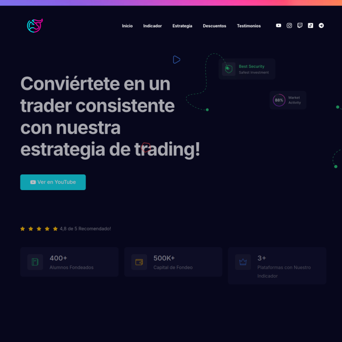 Web de Latam Trading LA