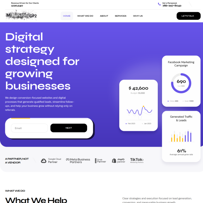 Web de Marketing GP2